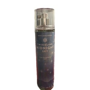 BATH & BODY WORKS TWINKLING MIDNIGHT SKY FINE FRAGRANCE BODY MIST SPRAY 8 oz NEW